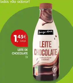Pingo Doce Leite de chocolate promoção