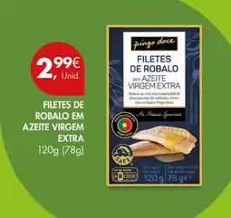 Pingo Doce Filetes de robalo azeite virgem extra promoção