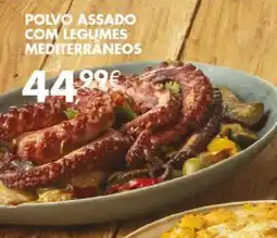 Pingo Doce Polvo assado com legumes mediterraneos promoção