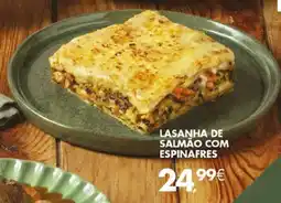 Pingo Doce Lasanha de salmão com espinafres promoção