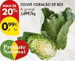 Pingo Doce Couve coração de boi promoção