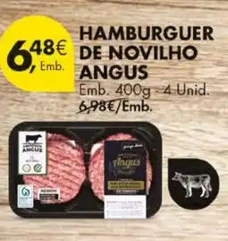 Pingo Doce Hamburguer 48€ de novilho angus promoção