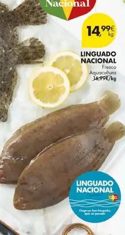 Pingo Doce Linguado nacional promoção