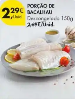Pingo Doce Porção de bacalhau promoção