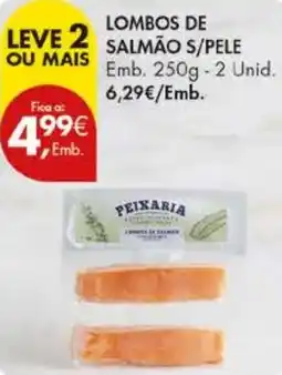 Pingo Doce Lombos de salmão s/pele promoção