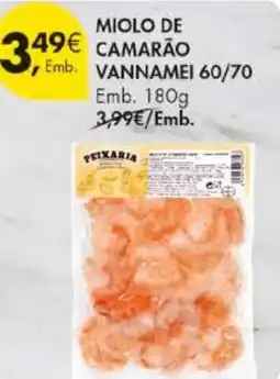 Pingo Doce Miolo de camarão vannamei 60/70 promoção