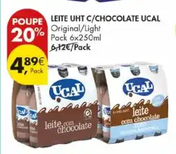 Pingo Doce Leite uht c/chocolate ucal promoção
