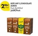 Pingo Doce Leite uht c/chocolate agros promoção