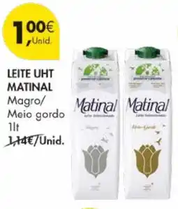 Pingo Doce Leite uht matinal promoção