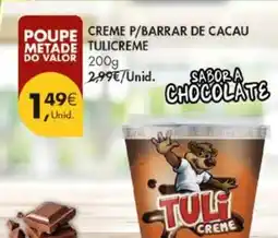 Pingo Doce Creme p/barrar de cacau tulicreme promoção