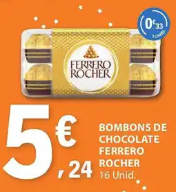 E.Leclerc Bombons de chocolate ferrero rocher promoção
