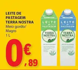 E.Leclerc Leite de pastagem terra nostra promoção