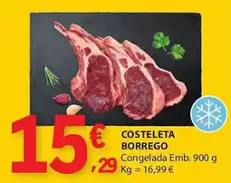 E.Leclerc Costeleta borrego congelada promoção