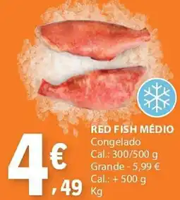 E.Leclerc Red fish médio congelado promoção