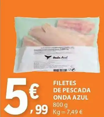 E.Leclerc Filetes de pescada onda azul promoção