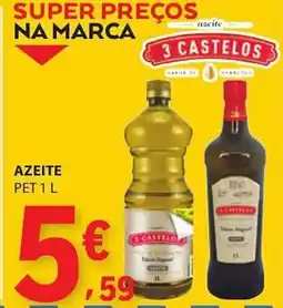 E.Leclerc 3 castelos azeite pet promoção