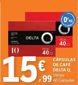 E.Leclerc Cápsulas de café delta q promoção