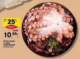 Continente Polvo 800g a1,5kg continente congelado promoção