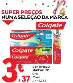 E.Leclerc Dentífrico max white Colgate promoção