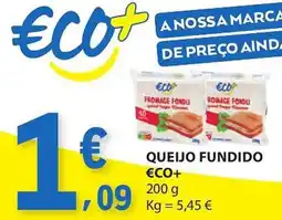 E.Leclerc Queijo fundido €co+ promoção