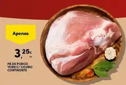 Continente Pá de porco yorkc/couro continente promoção