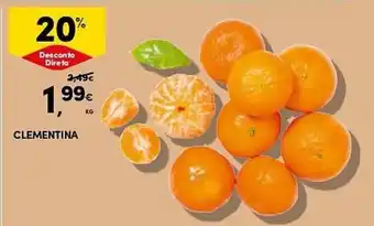 Continente Clementina promoção