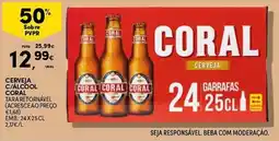 Continente Cerveja c/alcool coral promoção