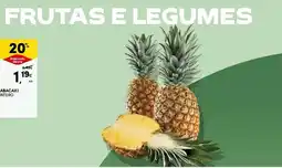 Continente Abacaxi inteiro promoção