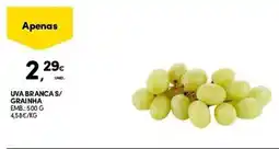 Continente Uva branca s/ grainha promoção