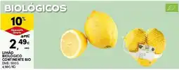 Continente Limão biológico continente bio promoção