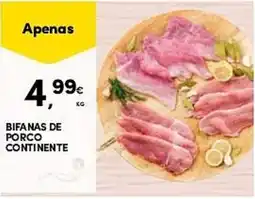 Continente Bifanas de porco continente promoção