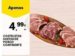 Continente Costeletas mistas de porco continente promoção