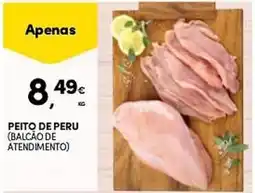 Continente Peito de peru (balcão de atendimento) promoção