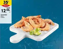 Continente Camarão 25/35 cozido promoção