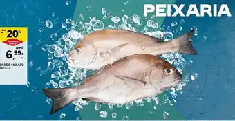 Continente Pargo mulato fresco promoção