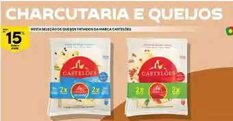 Continente Nesta seleção de queijos fatiados da marca castelões promoção