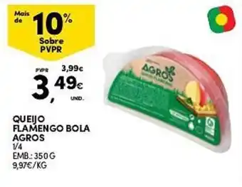 Continente Queijo flamengo bola agros 1/4 promoção