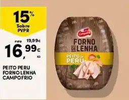 Continente Peito peru forno lenha campofrio promoção