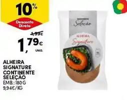 Continente Alheira signature continente seleção promoção