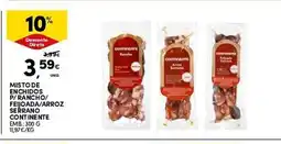 Continente Misto de enchidos p/rancho/ feijoada/arroz serrano continente promoção