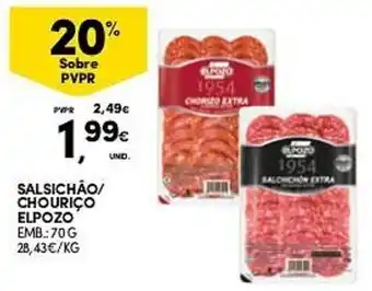 Continente Salsichão/ chourico elpozo promoção