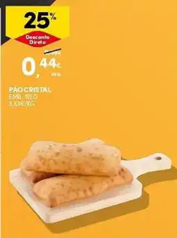 Continente Pão cristal promoção