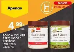 Continente Bolo à colher speculoos/ pistacio promoção