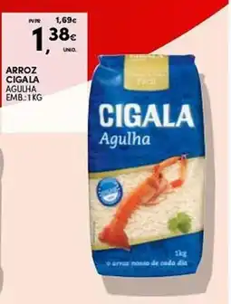 Continente Arroz cigala agulha promoção
