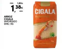 Continente Arroz cigala vaporizado promoção