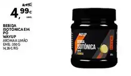 Continente Bebida isotónica em po wayup aromaa limão promoção