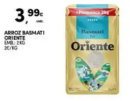 Continente Arroz basmati oriente promoção