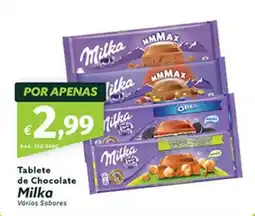 Roque Supermercados Tablete de Chocolate Milka Varios Sobores promoção