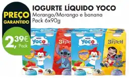 Pingo Doce Iogurte líquido yoco promoção