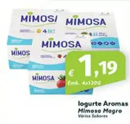 Roque Supermercados logurte Aromas Mimosa Magro promoção